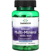 Swanson Health Albion Multi-Mineral avec fer, 120 gélules Health Products