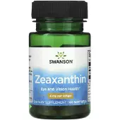 Swanson Health , Zéaxanthine, 4 mg, 60 Gélules
