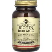 Solgar , Biotine, 1 000 mcg, 250 Gélules Végétales