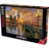 Perre/Anatolian ANATOLIAN Puzzle Crépuscule sur Westminster 1000 pièces