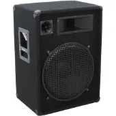 Omnitronic DX-1522 (Passif, 1x 400 W), Haut-parleur PA, Noir