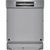 Bosch Série 6 SMI6YCS02E Lave-vaisselle semi-intégré, hauteur 81,5 cm, largeur 60 cm, inox