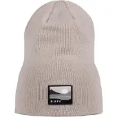 Buff Knitted Beanie Beige