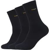 Camano Unisexe, Chaussettes, Sport Tennis, Noir, (Lot de 3, 35 - 38)