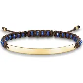 Thomas Sabo Bracelet - - LBA0056-892-32 - Argent - Bleu et doré - 12-19 cm