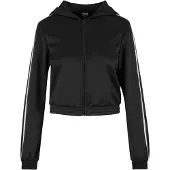 Urban Classics Veste de survêtement noir / blanc