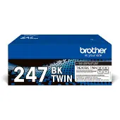 Brother TN247BK TWIN - Pack de 2 - à rendement élevé - noir - original - cartouche de toner - pour DCP-L3510, L3517, L3550, HL-L3270, L3290, MFC-L3710, L3730, L3750, L3770