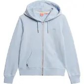 Superdry Essential Logo Full Zip Sweatshirt Bleu 2XS Femme