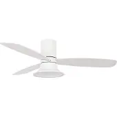Beacon Ventilateur blanc avec lampe Flusso Ø132cm