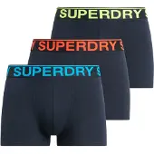 Superdry M3110450b Trunk Boxers 3 Units Bleu M Homme