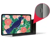 TabLines TWP013B Support mural pour Samsung Tab S7 FE 12.4, noir, Support de tablette, Noir