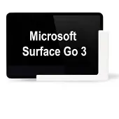TabLines TWP023W Support mural pour Microsoft Surface Go 3, blanc, Support de tablette, Blanc