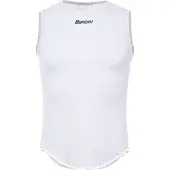 Santini Lieve Sleeveless Base Layer Blanc M Homme