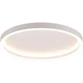 TRIO Plafonnier plat ROTONDA noir, Ø 35cm