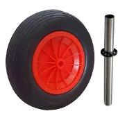 EDM Roue Chariot Anti-piqûre Increvable, Robuste, Sans Entretien -
