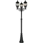 TRIO Lanterne Elvo 3 Couronne noire