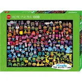 Heye Puzzle 1000 pièces Doodle Rainbow 29786