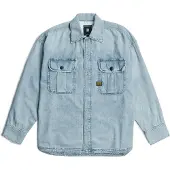 G-Star Chemise Pleated 2-Pocket Boxy - Bleu clair - Hommes