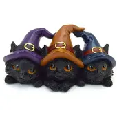 Puckator Chat noir avec des taches bleues