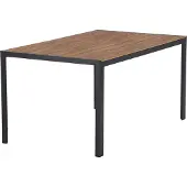 Ebuy24 Break table de jardin naturel.