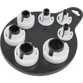 Ks Tools Jeu de clips de détachement de connecteurs de câbles pour raccords de câbles à fermeture élastique CLIC, 7 pièces ( 115.1089 )