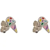 Out of the blue Boucles d'oreilles en argent 925 Sterling, Glacé, (Argent sterling 925)