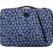 Exacompta Housse pour ordinateur portable Zen en fibres synthétiques bleu jusqu'à 40,6 cm (16 pouces) (15.98", Universel), Sac pour notebook, Bleu