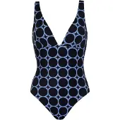 Vivid Maillot de bain bleu-gris / bleu foncé