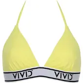 Vivid Hauts de bikini 'Mix&Match' citron / noir / blanc