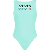 Vivid Maillot de bain aqua / rouge / noir / blanc