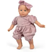 Mamamemo Poupée - - Sofia - 40 cm - Yeux bleus - Barboteuse et bandeau inclus