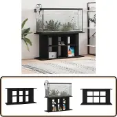 vidaXL Support pour aquarium noir 120x40x60 cm bois d'ingénierie