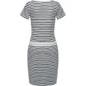 Ragwear Robe 'Baomi' noir / blanc