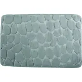 MSV Tapis de bain Microfibre PEBBLE 50x80cm Gris