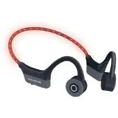 Opn Sound Casque sans fil à oreillettes ouvertes - - DASHLYTE - Casque d'écoute LED - Bluetooth 5.2 - Noir