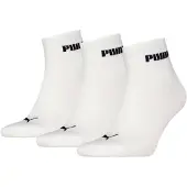 Puma Socquettes - 3 Pack - Quart - Blanc - - 39/42 - Chaussettes