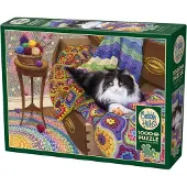 Cobble Hill Comfy Cat, 1000 pièces, Animaux