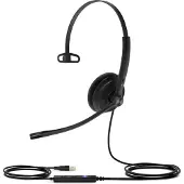Yealink UH34 Lite, filaire, bureau/centre d'appels, 20 - 20000 Hz, 82,5 g, casque, noir