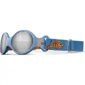 Julbo Loop S Sunglasses Bleu Smoke Silver Flash/CAT4 Enfants
