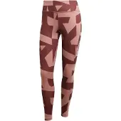 Adidas Terrex Multi Printed Leggings Marron 40 / Regular Femme