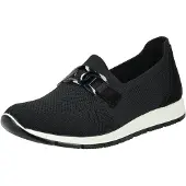 Imac : Chaussures pour femmes, chaussures basses, mocassins, couleur noire, style décontracté