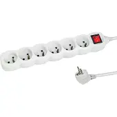 Esperanza Multiprise 6 Prises Interrupteur 3M Blanc