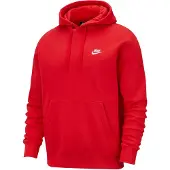 Nike Sweat-shirt 'Club Fleece' rouge / blanc