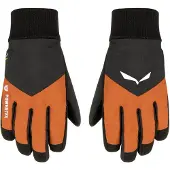 Salewa Powertex Tirolwool Responsive Gloves Orange,Noir 2XS Enfants