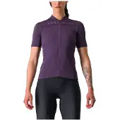 Castelli Anima 4 Short Sleeve Jersey Violet L Femme