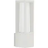 Albert Lampe de jardin Oblong 35 cm - blanc