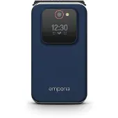 Emporia JOY V228 blue Téléphone portable à clapet 2.8" - sans contrat pour tous les réseaux