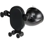 Vivanco Support voiture pour smartphone BUTLER, support à ventouse, autoportant, noir, Support pour smartphone, Noir
