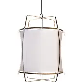 Ay Illuminate Lampe suspension Z1 coton blanc ø67x100cm