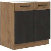 Bigbuy Meuble Sous Évier Gris 80 x 82 cm